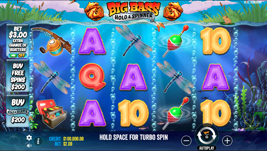 Big Bass – Hold & Spinner